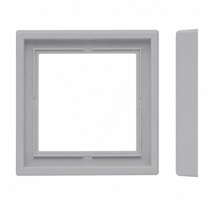 Рамка 1 пост серая LIREGUS MODERN K14-445-01.M/GC31