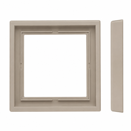 Рамка 1 пост кремовая матовая LIREGUS MODERN K14-445-01.M/ONC