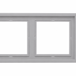 Рамка 2 поста серая LIREGUS MODERN K14-445-02.M/GC31