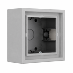 Накладная монтажная коробка 1 пост серая LIREGUS MODERN PMD-001.M/GC31