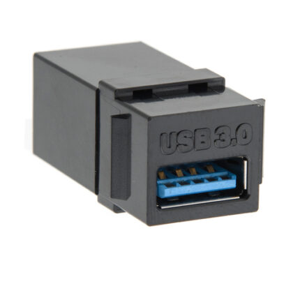 Разъем USB черный LIREGUS USB-01.J